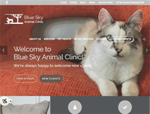 Tablet Screenshot of blueskyclinic.com